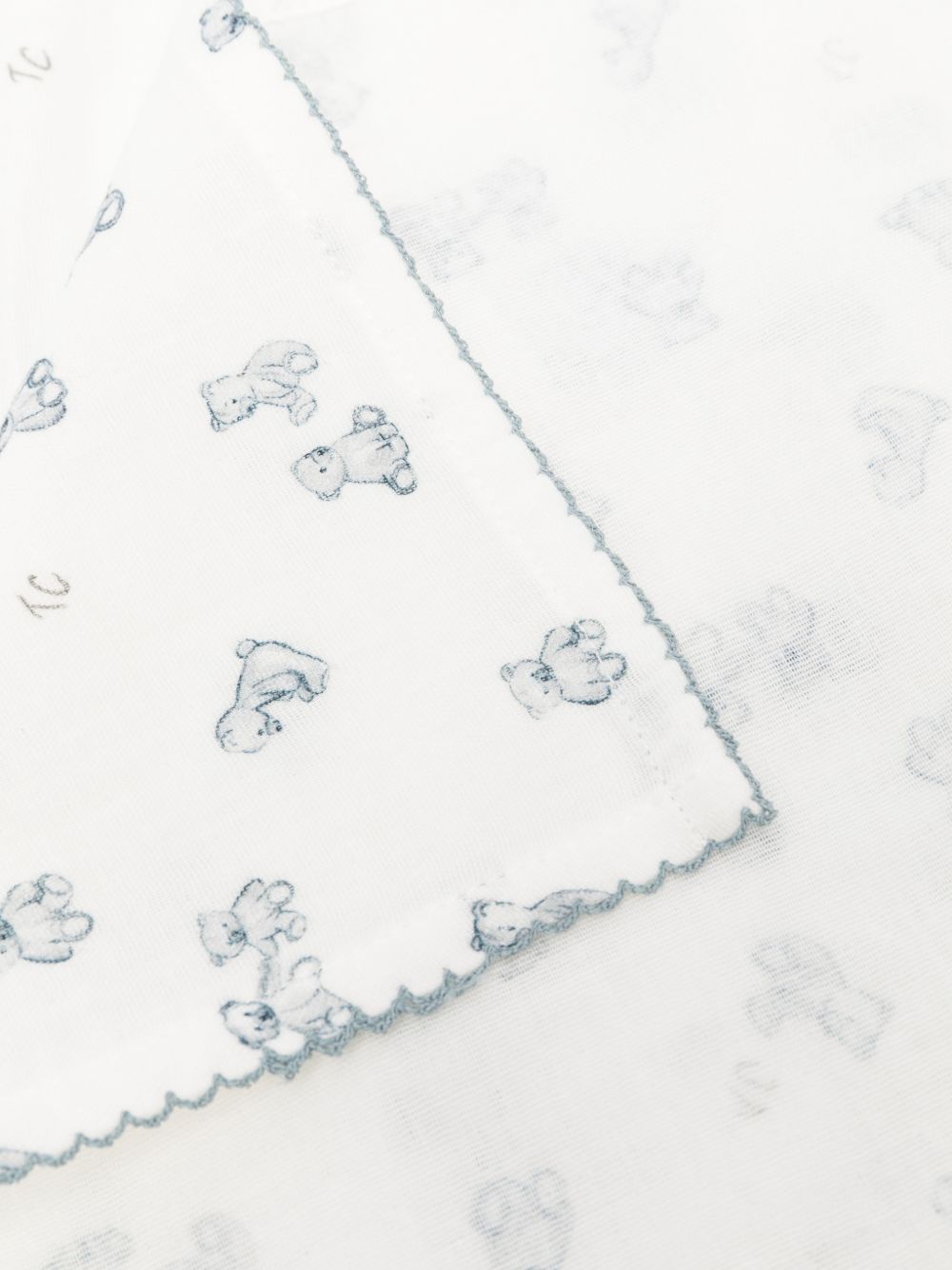 Coperta per neonati Tartine Et Chocolat Kids bianca con stampa orsetti all-over CD79010 13 TArtine & Chocolat KIDS 