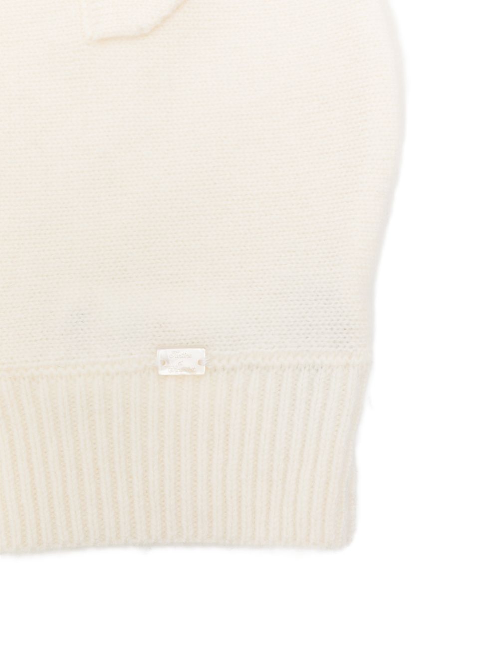 Cappello per neonati Tartine Et Chocolat Kids bianco con design lavorato a maglia CD90001 13 TArtine & Chocolat KIDS 