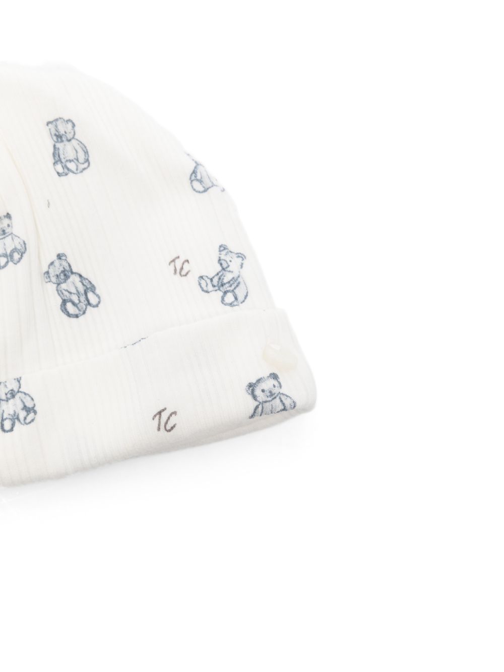 Cappello per neonati Tartine Et Chocolat Kids bianco con stampa orsetti all-over CD90030 13 TArtine & Chocolat KIDS 