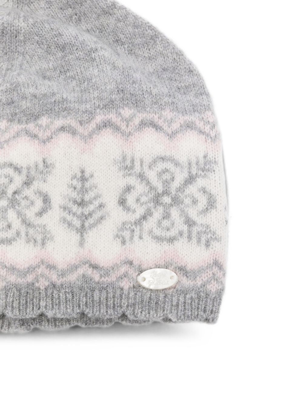 Cappello per neonata Tartine Et Chocolat Kids grigio con motivo Fair Isle CD90041 22 TArtine & Chocolat KIDS 