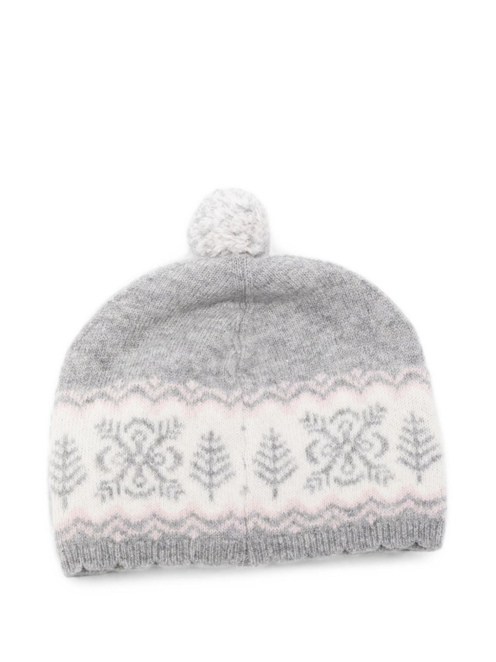 Cappello per neonata Tartine Et Chocolat Kids grigio con motivo Fair Isle CD90041 22 TArtine & Chocolat KIDS 
