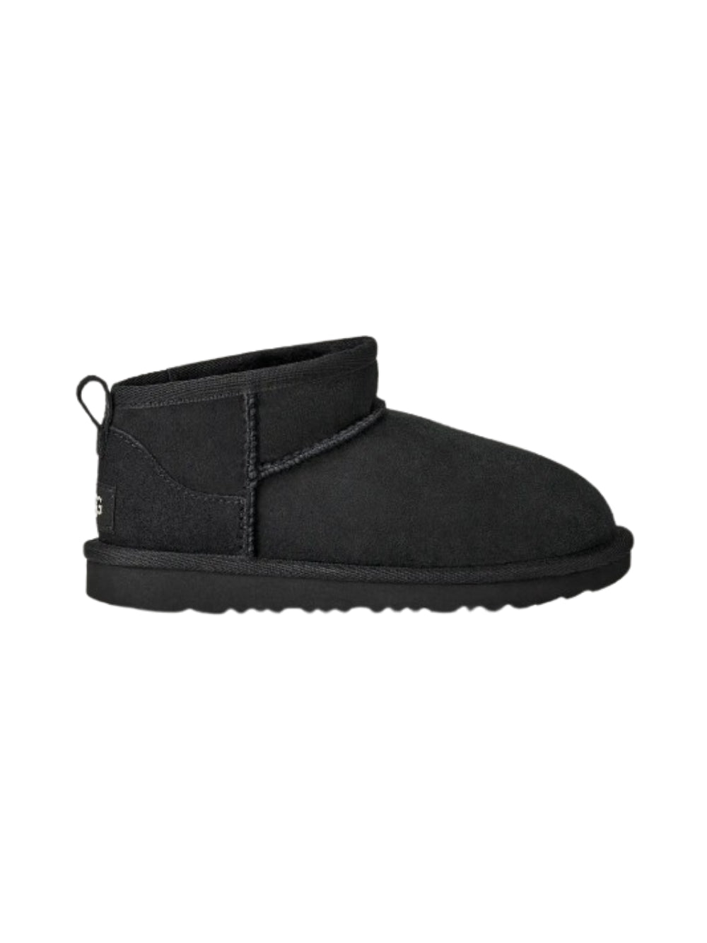 Stivali Ultra Mini per bambina UGG Kids neri con finitura idrorepellente 1130750K BLK UGG KIDS 