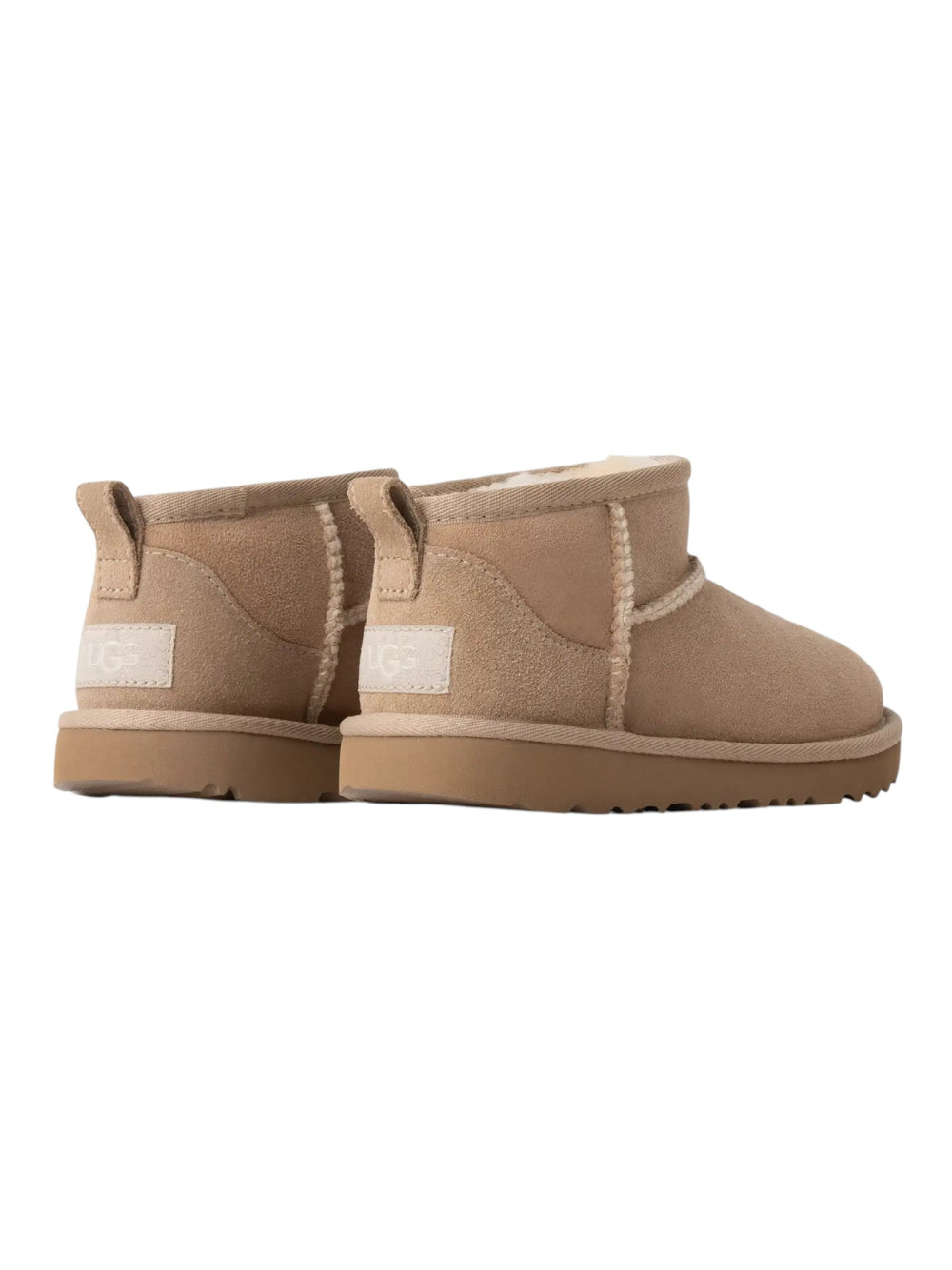Stivali Ultra Mini per bambina Ugg Kids beige con design slip-on 1130750K SAN UGG KIDS 