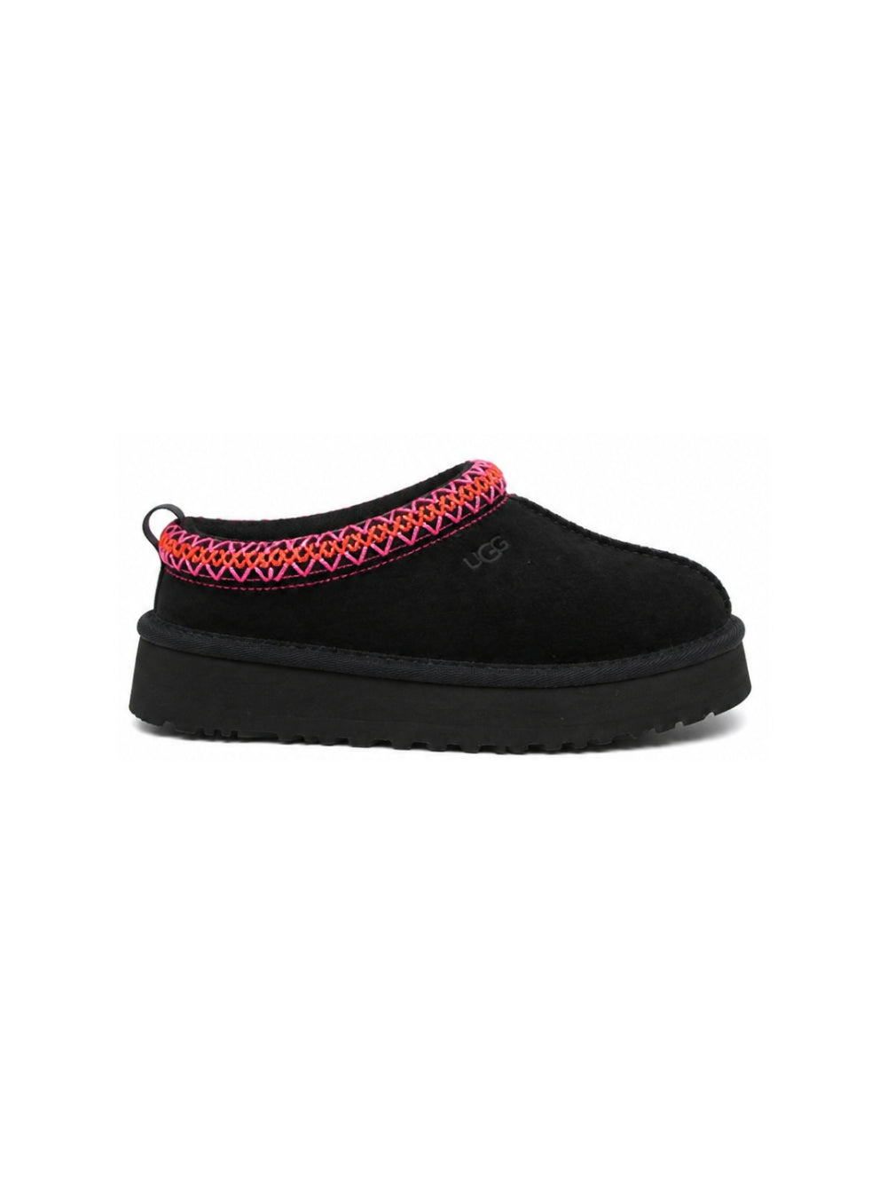 Ciabatte Tazz per bambina UGG KIds nere con logo laterale inciso 1143776K BKML UGG KIDS 