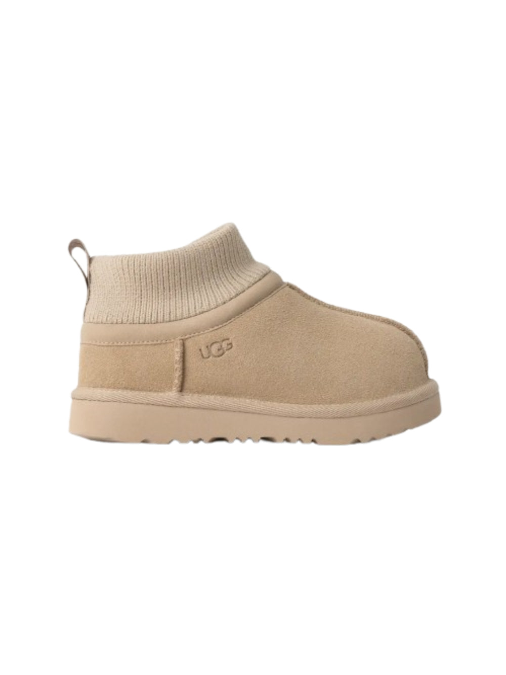Stivaletti Classic Ultra Mini Stretch Cuff per bambini Ugg Kids beige con gambale in tessuto 1157702T MDSD UGG KIDS 