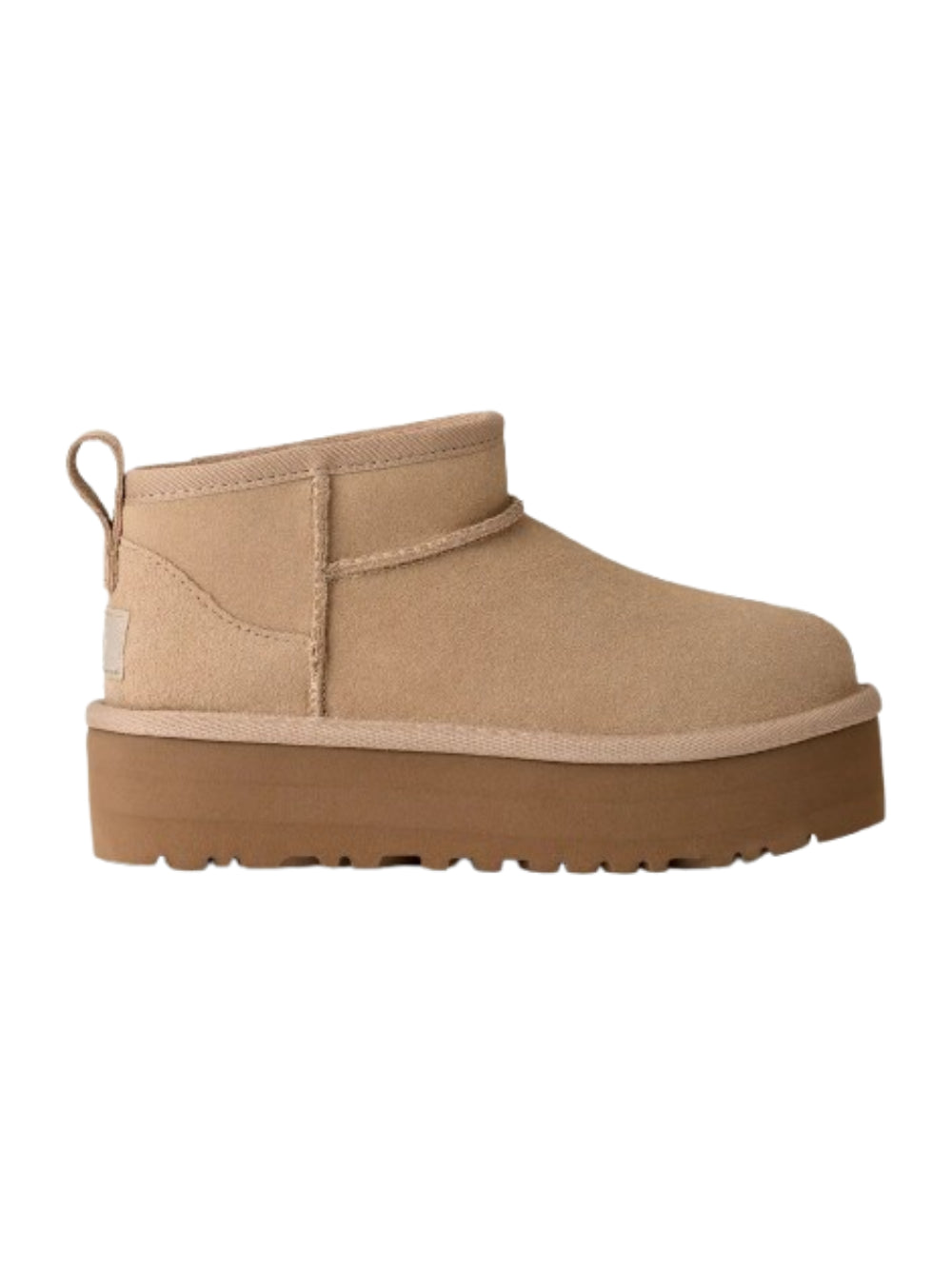 Stivali Classic Ultra Mini per bambina UGG Kids beige con suola rialzata 1157791K SAN UGG KIDS 