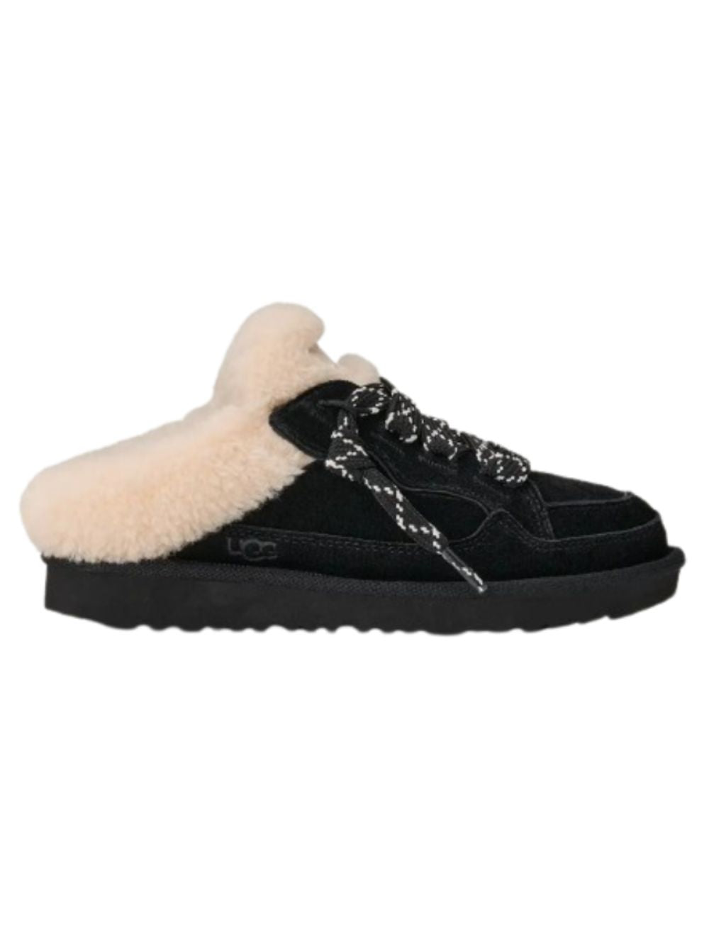 Ciabatte Lowmel Mule Trainer per bambina Ugg Kids nere con fodera in shearling 1180201K BLK UGG KIDS 