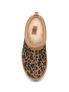 Ciabatte per bambina UGG Kids animalier con ricamo 1183570K TAN UGG KIDS 