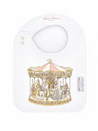 Bavaglino per neonati Atelier Choux Paris bianco con stampa grafica BI-CS-CAR G-5 ATELIER CHOUX PARIS KIDS 