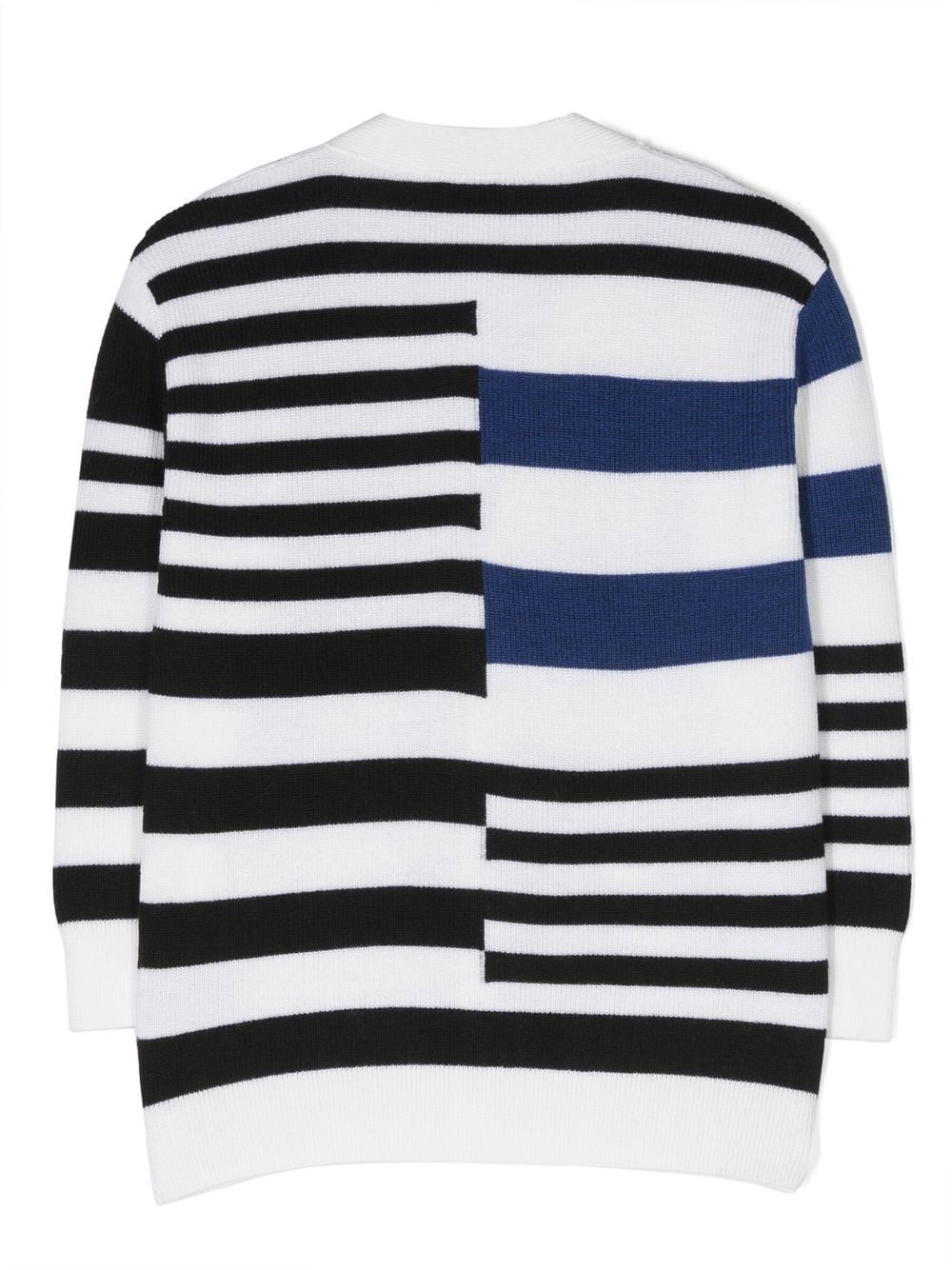 Blue/Black striped cardigan