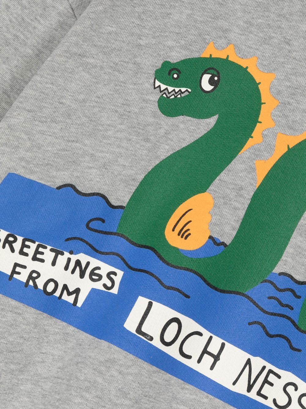 Felpa con stampa Loch Ness Monster