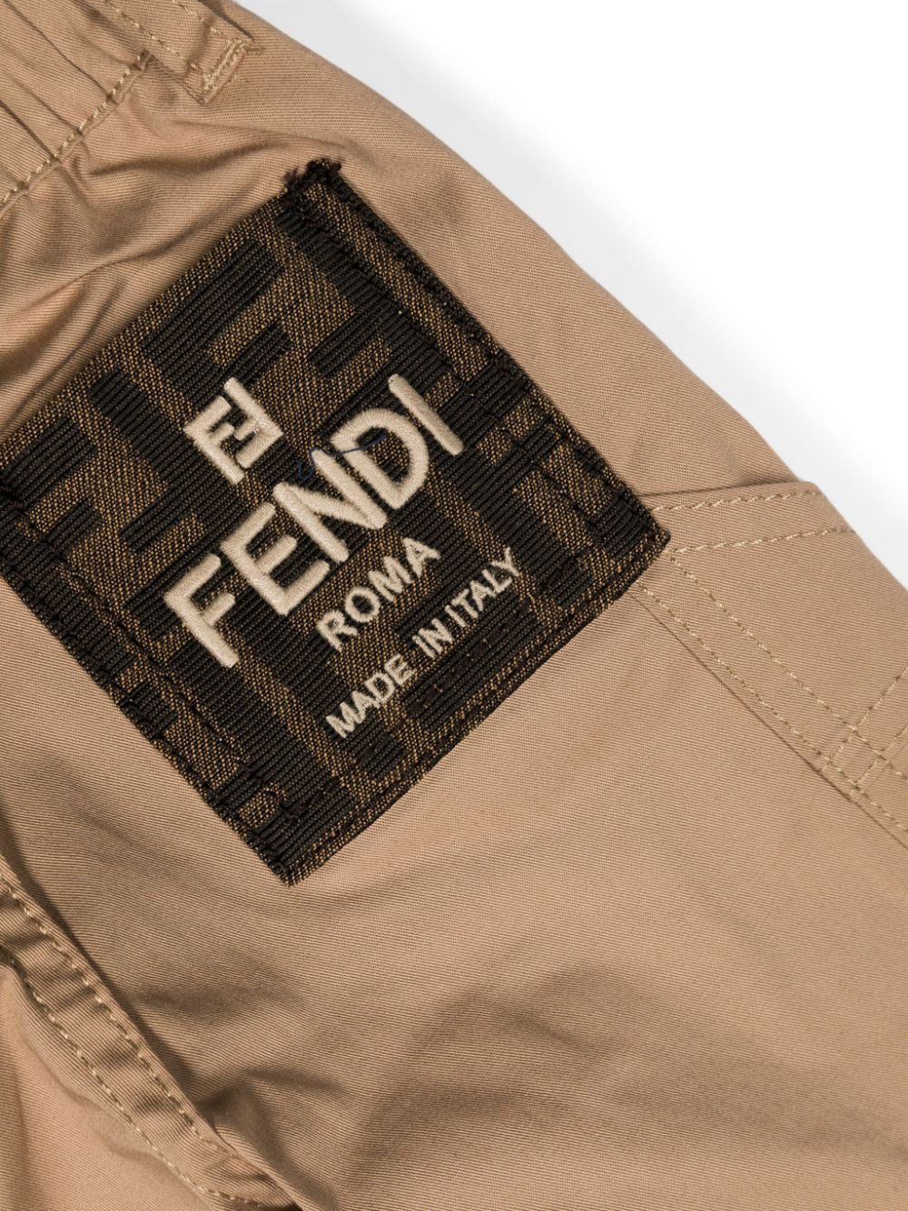 Pantaloni fendi con logo hotsell