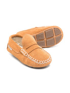 Mocassini in pelle scamosciata per bambino BabyWalker marrone con cuciture a contrasto PB4277 CAMEL BABYWALKER KIDS 