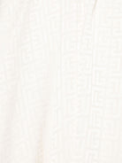 Abito per bambina Balmain Kids bianco con motivo jacquard BW1D62 S0192 102 BALMAIN KIDS 