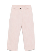 Pantaloni per bambina Bonpoint Gersande rosa con due tasche posteriori applicate S05GPAW00002 023B BONPOINT KIDS 