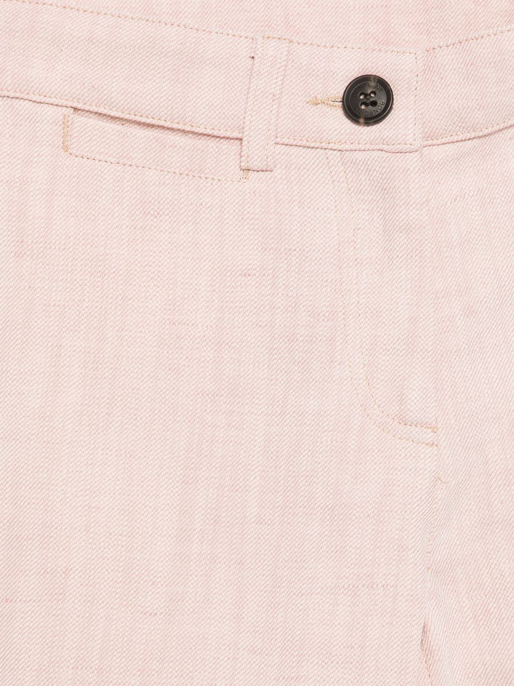 Pantaloni per bambina Bonpoint Gersande rosa con due tasche posteriori applicate S05GPAW00002 023B BONPOINT KIDS 