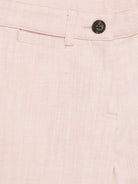 Pantaloni per bambina Bonpoint Gersande rosa con due tasche posteriori applicate S05GPAW00002 023B BONPOINT KIDS 