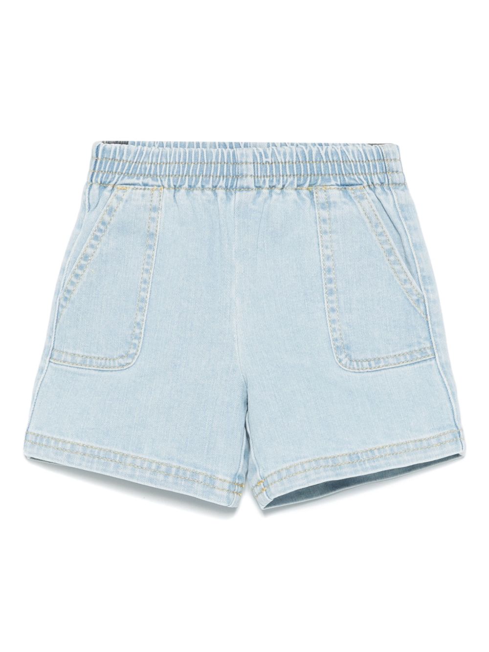 Shorts denim con motivo Pegaso per neonato ETRO KIDS azzurro con due tasche laterali GW6519 D0101 616 ETRO KIDS 
