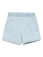 Shorts denim con motivo Pegaso per neonato ETRO KIDS azzurro con due tasche laterali GW6519 D0101 616 ETRO KIDS 