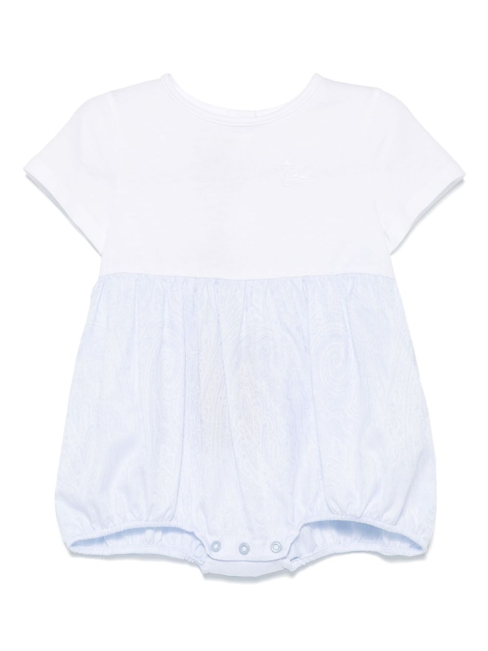 Tutina per neonato Etro Kids azzurro con caratteristico motivo Pegaso GWB540 P0472 600 ETRO KIDS 