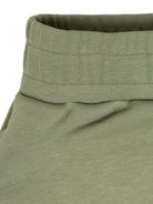 Shorts con stampa per bambino Golden Goose Kids verde con orlo dritto P01772P001514 35916 GOLDEN GOOSE KIDS 