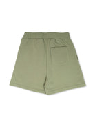 Shorts con stampa per bambino Golden Goose Kids verde con orlo dritto P01772P001514 35916 GOLDEN GOOSE KIDS 