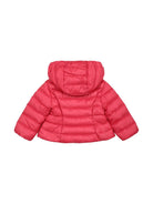 Piumino per neonata Moncler Enfant rosa con cappuccio K19511A00010597YF 542 MONCLER KIDS 