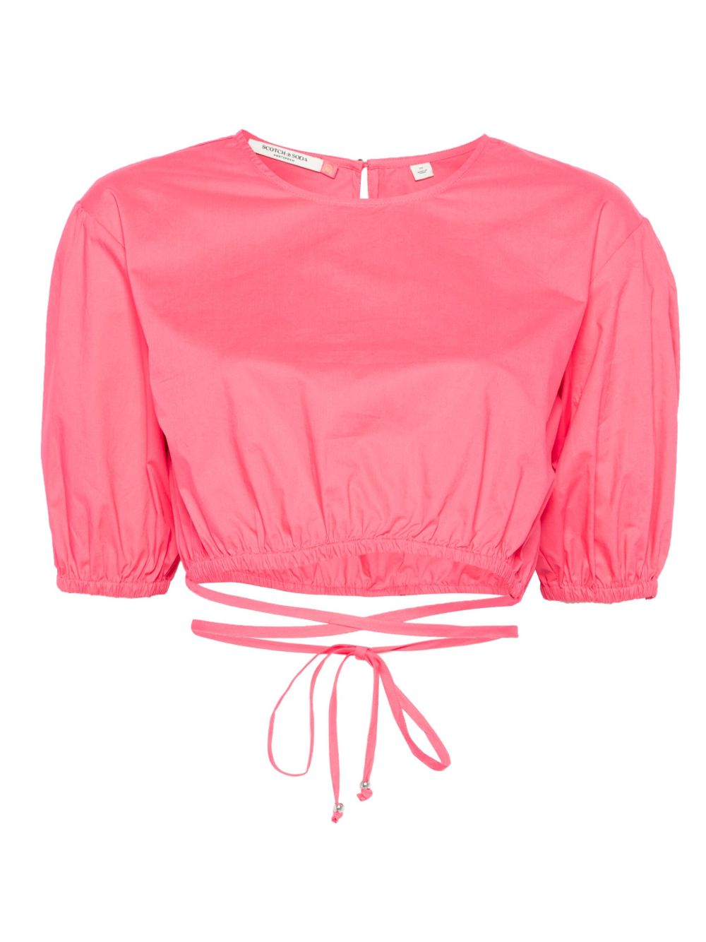 Blusa per donna Scotch & Soda rosa in popeline U9A00639T 641 SCOTCH DONNA 