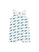 Tutina per neonati Petit Bateau bianco con stampa grafica all-over A0CZB 03 PETIT BATEAU KIDS 