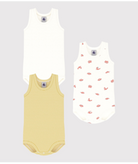 Set di tre body per neonati Petit Bateau multicolore senza maniche A0CZK 00 PETIT BATEAU KIDS 
