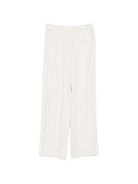 Pantaloni per donna Alysi beige con design plissettato 116138 P6021 GESSO ALYSI 