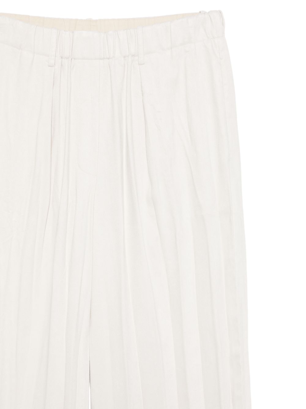 Pantaloni per donna Alysi beige con design plissettato 116138 P6021 GESSO ALYSI 