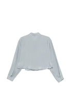 Camicia per donna Alysi azzurra con colletto classico 116219 P6003 CIE ALYSI 