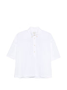 Camicia per donna Alysi bianca con colletto classico 116221 P6015 BI ALYSI 