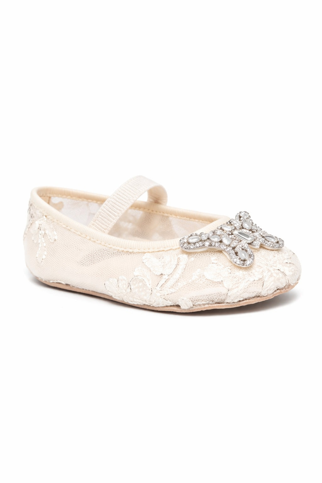 Ballerine per neonata Aruna Seth bianche con decorazione farfalla SON01 IVORY ARUNA SETH KIDS 