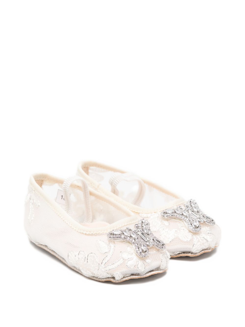 Ballerine per neonata Aruna Seth bianche con decorazione farfalla SON01 IVORY ARUNA SETH KIDS 