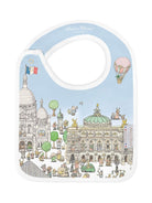 Bavaglino per neonati Atelier Choux multicolore con stampa Paris BI-CS-PAR I-U ATELIER CHOUX PARIS KIDS 