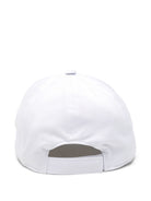 Cappello per bambini Balmain Kids bianco con logo BX0P17 Z1053 100NE BALMAIN KIDS 