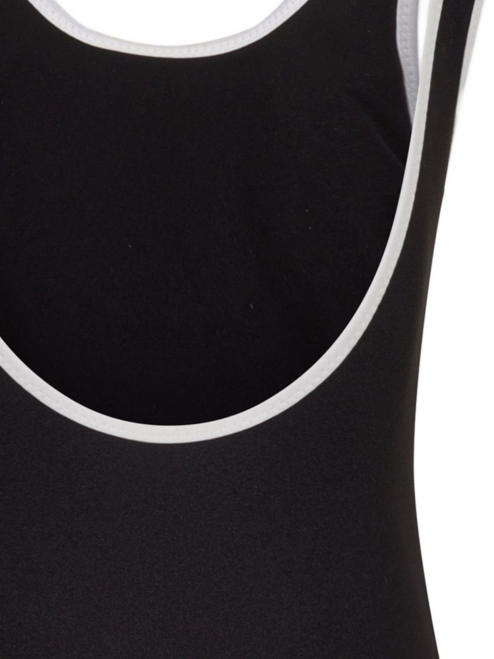 Costume per bambina Balmain Kids nero con stampa logo sul davanti BXCA0D Z0005 930BC BALMAIN KIDS 