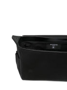 Borsa fasciatoio per neonati Balmain Kids nera con logo ricamato BY0618 Z0042 930AV BALMAIN KIDS 