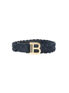 Cintura per bambina Balmain Kids blu navy con fibbia BY0Q61 Z3831 617 BALMAIN KIDS 