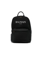 Zaino per bambino Balmain Kids nero con logo sul davanti BY0Q88 Z0042 930BC BALMAIN KIDS 
