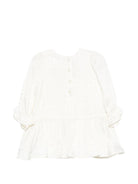 Abito per neonata Balmain Kids  bianchi a maniche lunghe BY1150 S0192 102 BALMAIN KIDS 