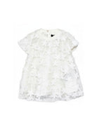 Abito per neonata Balmain Kids bianco a fiori BY1181 U0263 100 BALMAIN KIDS 