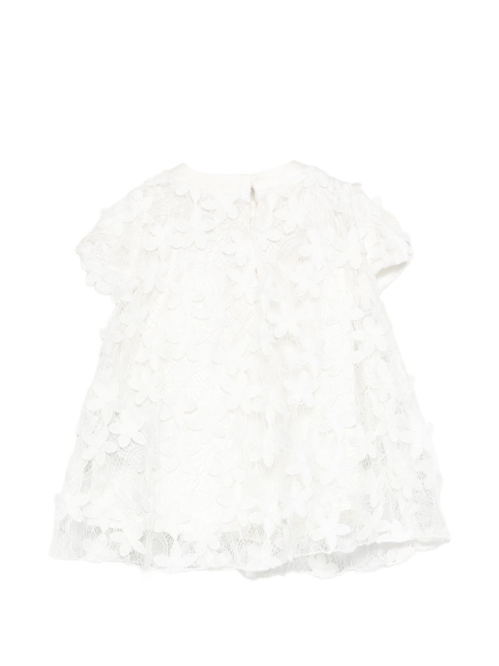 Abito per neonata Balmain Kids bianco a fiori BY1181 U0263 100 BALMAIN KIDS 
