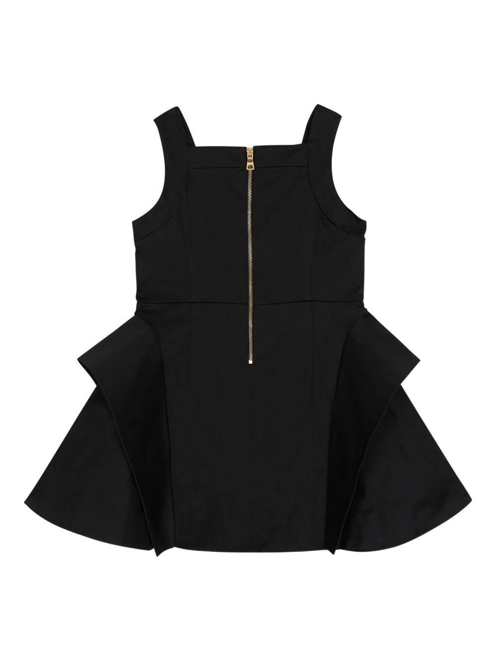 Abito per bambina Balmain Kids nero modello svasato BY1B92 P0484 930 BALMAIN KIDS 