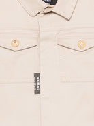 Giacca per neonato Balmain Kids beige con colletto a punta BY2507 G0197 107 BALMAIN KIDS 