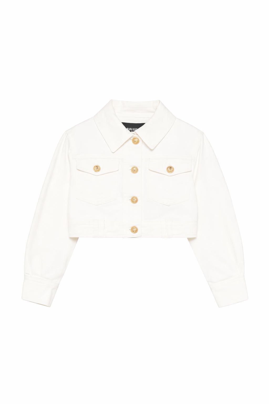 Giubbino per bambina Balmain Kids bianco con bottoni dorati BY2A07 Z3702 100 BALMAIN KIDS 
