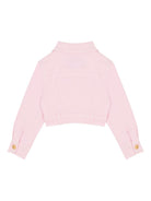 Giubbino per bambina Balmain Kids rosa con bottoni dorati BY2A07 Z3702 51E BALMAIN KIDS 