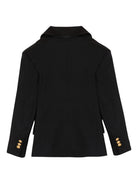 Blazer per bambino Balmain Kids nero con chiusura a bottoni dorati BY2P04 P0484 930 BALMAIN KIDS 